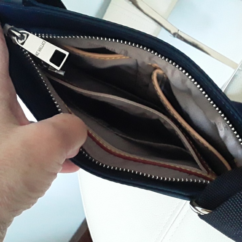 MZ Wallace Navy Blue Olympia Swingpack Crossbody Bag - Picture 7 of 10
